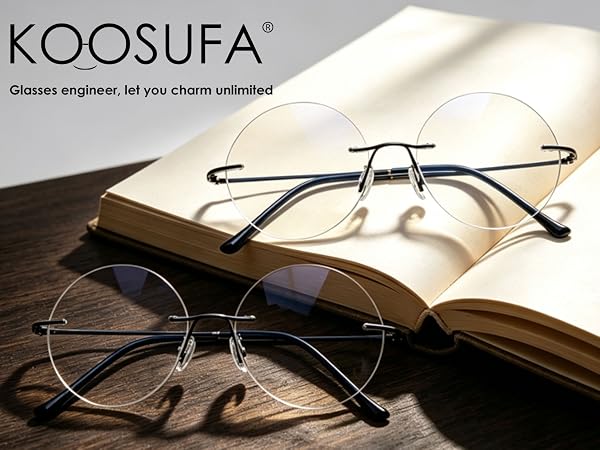 reading glasses for women rimless