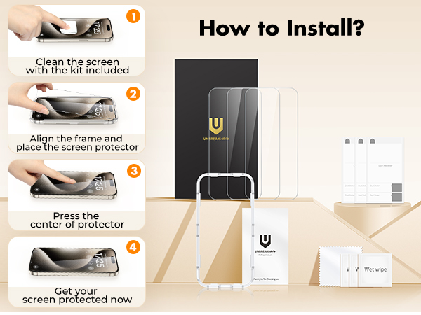 Screen Protector for iPhone 15 Pro