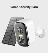 MISECU 2K Solar Camera Outdoor Wireless, WiFi Cameras for Home Security with Solar Panel, Spotlig...