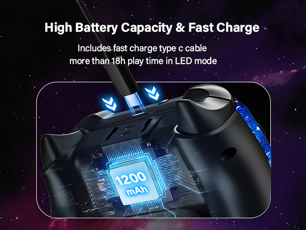 wireless switch controller rechargeable