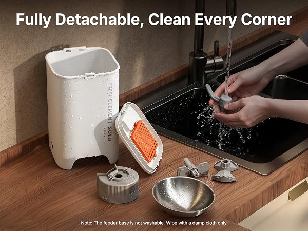 Convenient cleaning