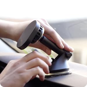 iOttie dash and windshield iphone car mount charger suction cup phone holder iphone magsafe charger