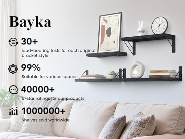 floating shelves