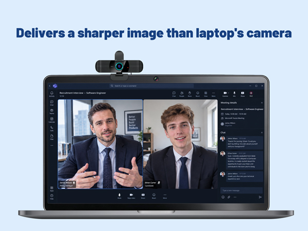 4k usb-c webcam for interview