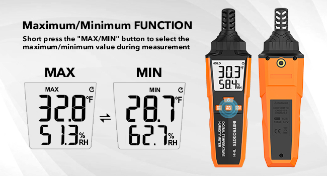humidity meter digital thermometer hygrometer humidity sensor temperature humidity monitor gauge