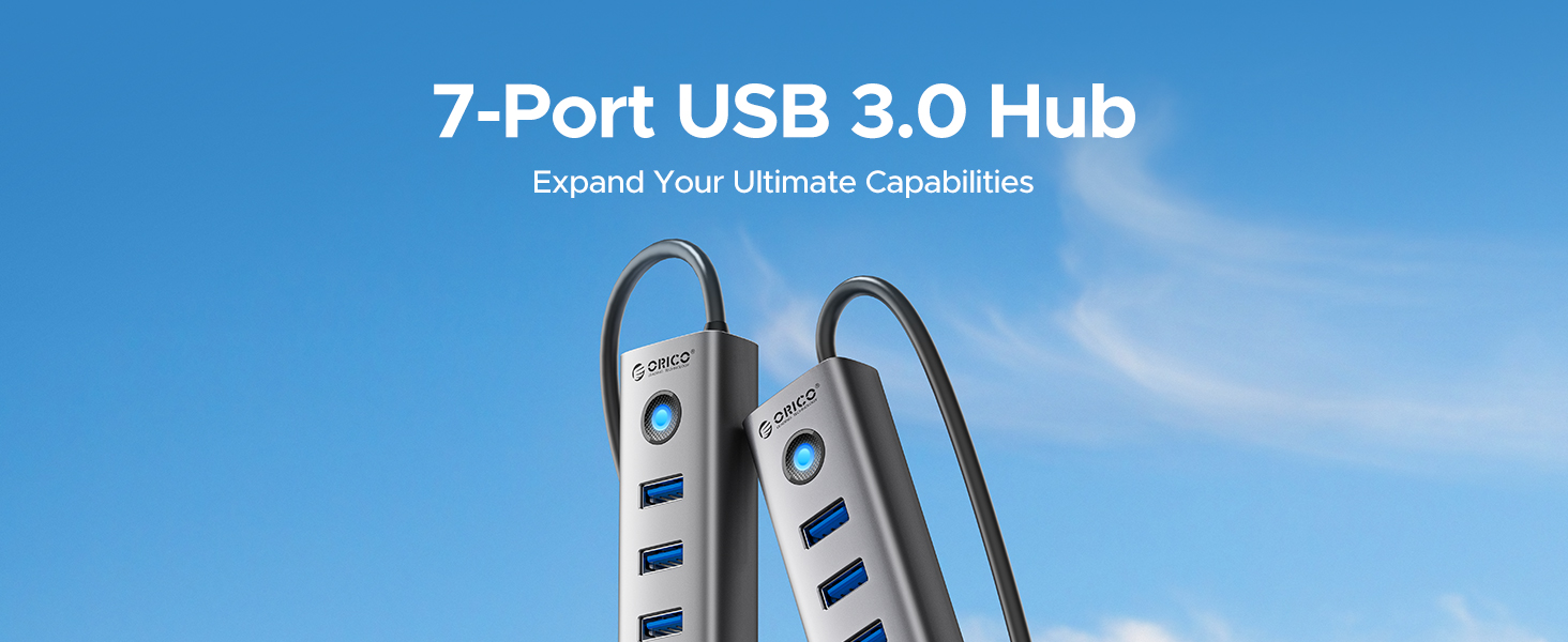 7 port usb 3.0 hub