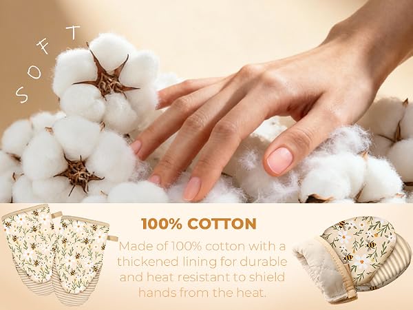 chiccrest Mini Oven Mitts Heat Resistant