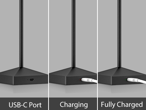 cordless table lamps rechargeable
