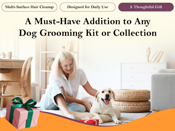 Dog Brush for Shedding Deshedding Grooming Tools Supplies All Hair Type Gift Idea Hair Remover Comb