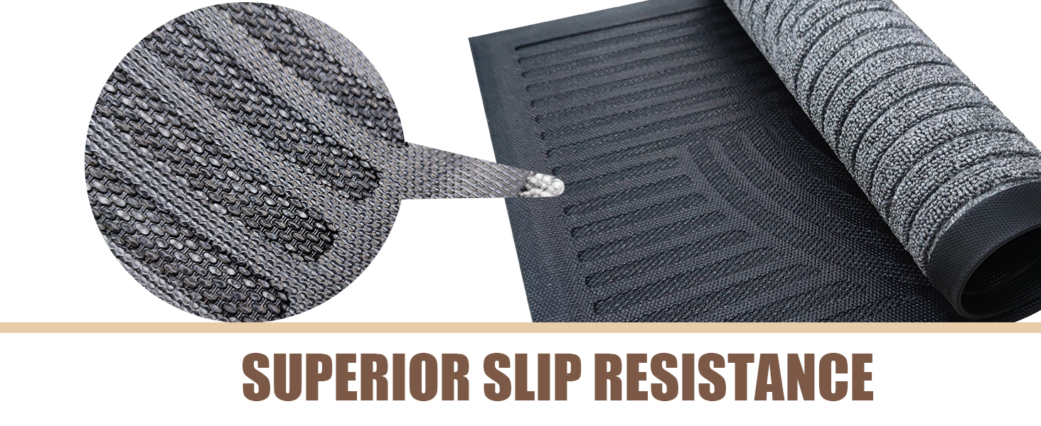 Fylyz doormat has superior slip resistance