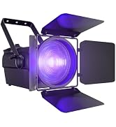 SHEHDS LED Par Lights, Theater Spotlight, 250W RGBW 4in1, Angle 15-60°, Stage Wash Lights with Ba...