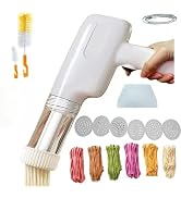 Aptovpvp Handheld Electric Pasta Maker, 6-in-1 Cordless Pasta Machine, Portable Noodle Maker with...