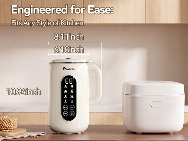 nut milk maker size
