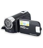 fosa Camera Camcorder, Portable Digital Video Camcorder Handy Camera Full HD 270° Rotation 1080P ...
