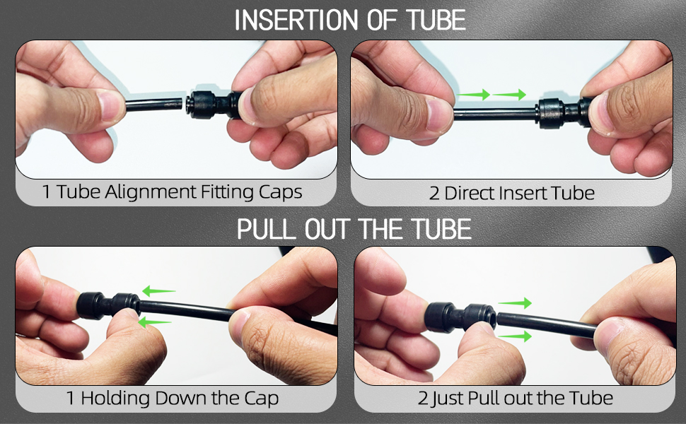 1/4 drip irrigation tubing fittings