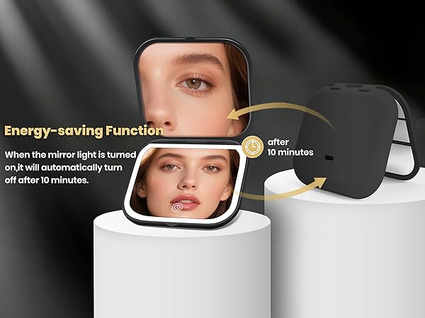 makeup mirror with lighting; mirror; stocking stuffers