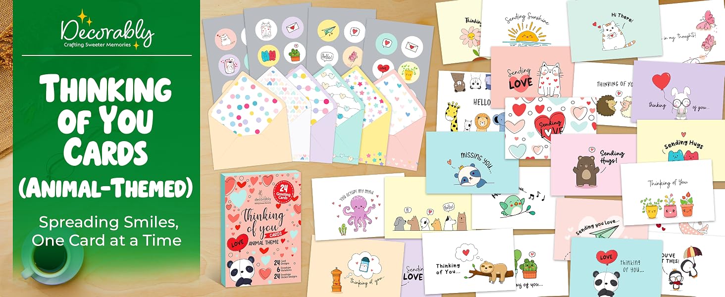 thinking cards bulk greeting assortment box envelopes kids card funny women men