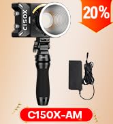 SIRUI Super Bulbs C150X 150W LED Video Light, COB Portable Photography Camera Light Bi-Color 2800...