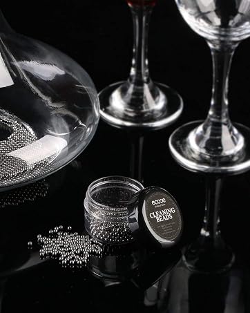 Cleaning Beads Reusable Decanter Beads for Glass Bottles Wine decanter cleaning beads