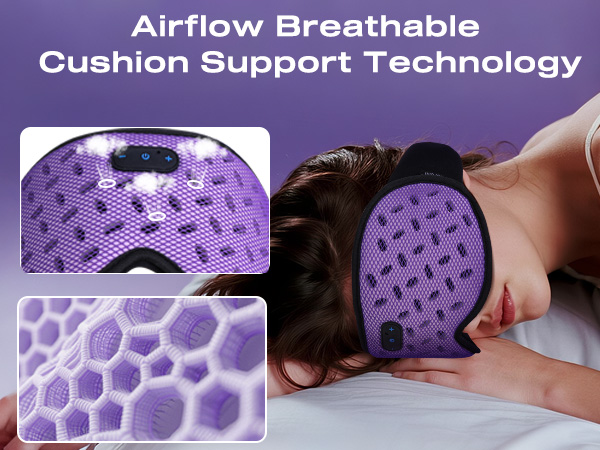 weighted cooling eye mask for sleeping bluetooth sleep mask