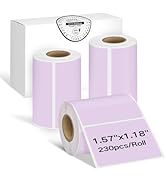 ORGSTA 3 Rolls Thermal Labels for T003 Label Maker, 1.57'' x 1.18"(40X 30mm) Thermal Sticker Labe...