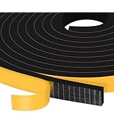 Trisiki Weather Stripping Door Seal Strip, Strong Adhesive, Lightproof, Soundproof, Weatherproof ...