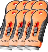 Razor Blade Scraper Tool with 80pcs Metal Blades, 160pcs Plastic Blades, Cleaning Razor Scraper f...