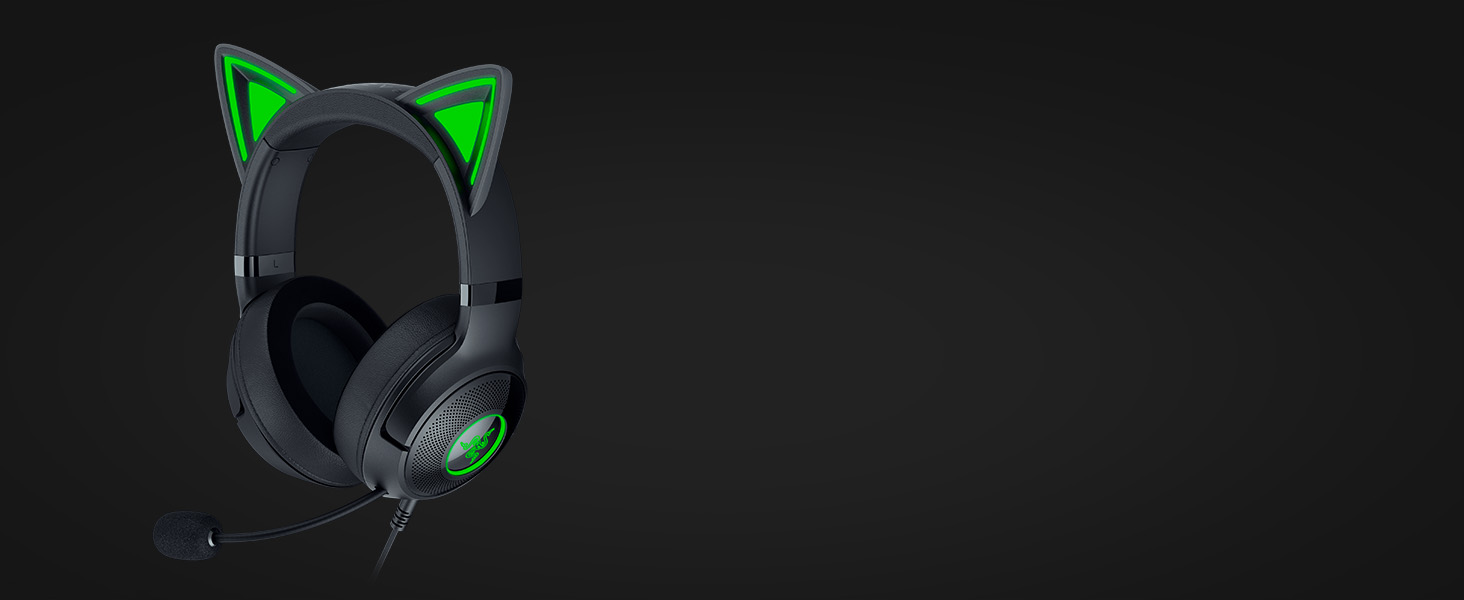 over-ear streaming retractable clear voice capture audio customizable RGB LED