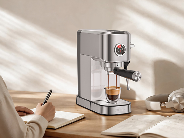 espresso machine indoor home kitchen office daily coffee