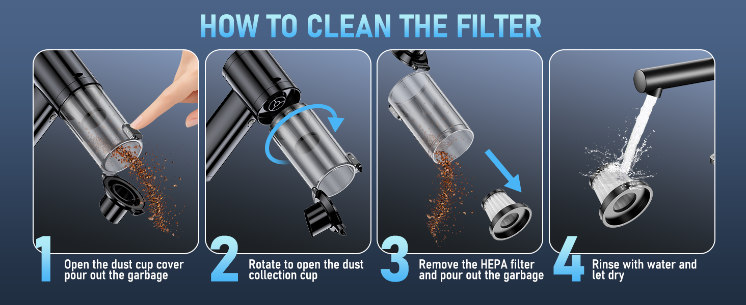 Car Vacuum Portable Cordless
