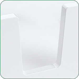sticky note dispenser white