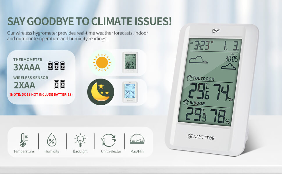 home weather stations wireless indoor outdoor,indoor thermometer