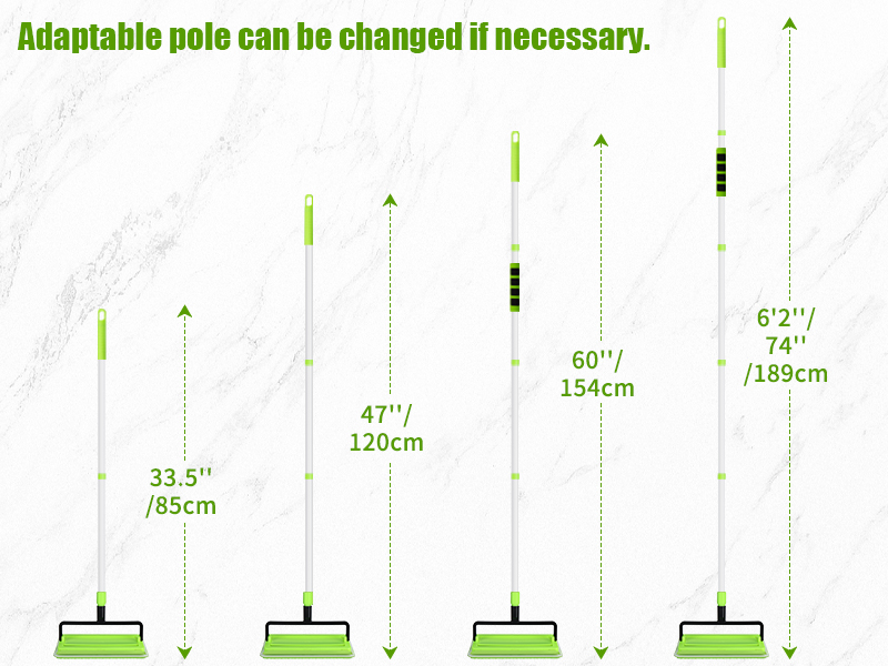 extendable long handle pole can be shortened for different requirements
