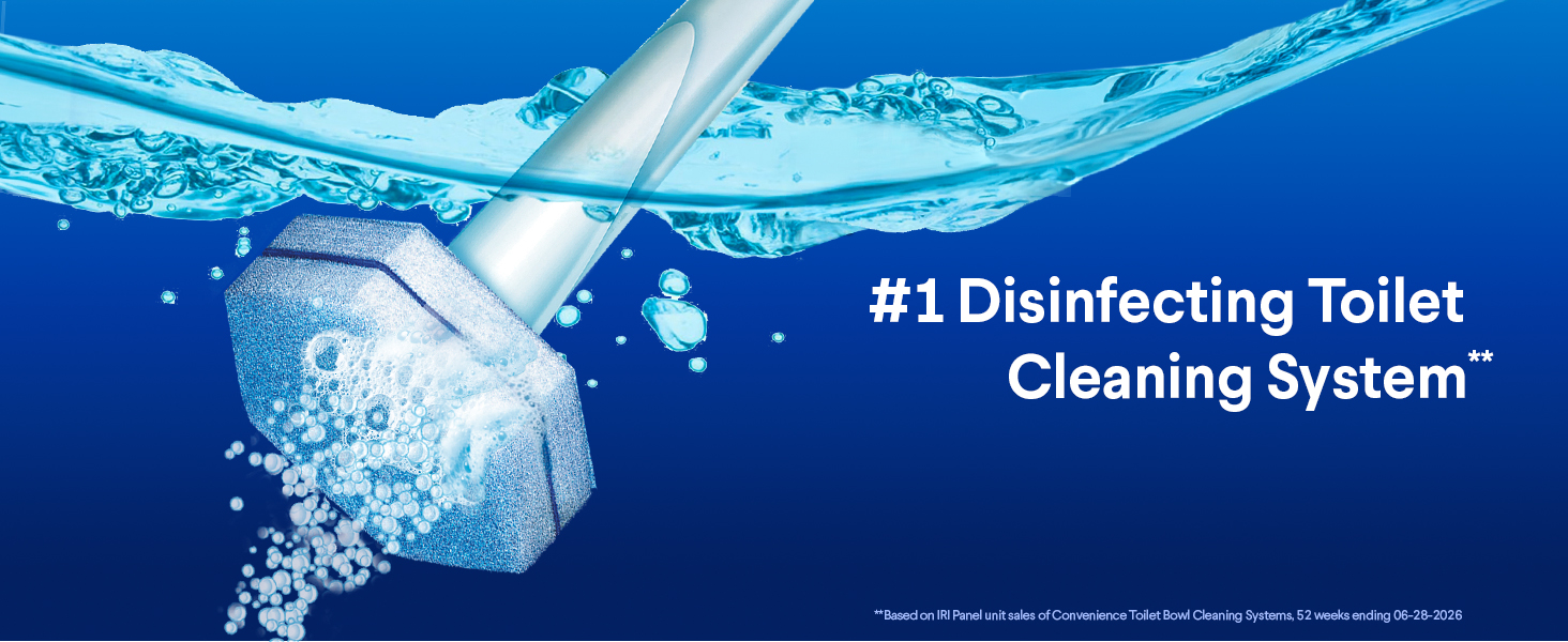 #1 Disinfecting Toilet Cleaning System