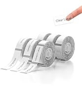 NIIMBOT 6 Rolls Labels Tape for D11/D110/D101 Label Maker, 0.55'' x 1.97'', 0.55'' x 1.57'', 0.55...