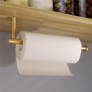 gold paper towl holder