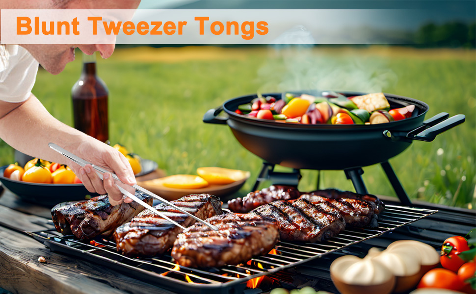 kitchen tweezers for cooking stainless steel
