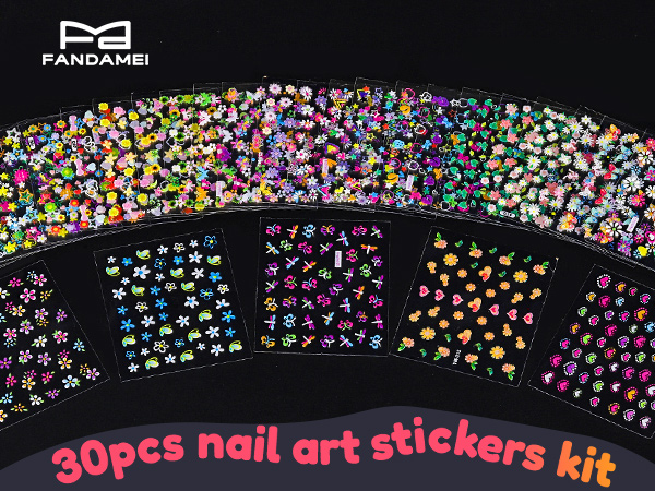kids nail stickers