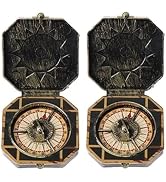 2Pcs Nautical Compass Pirate Captain Costume Halloween Party Cosplay Decoration Deft Design, Cost...