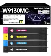 Huiben W9130MC W9120MS W9120MC Toner Cartridge High Capacity for W9131MC W9132MC W9133MC W9121MC ...