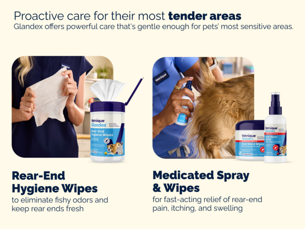 Glandex topicals for tender areas
