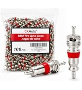 CKAuto Schrader Valve Core 100-Pack – Universal Replacement for Tire Stems | Fits cars, SUVs, tru...