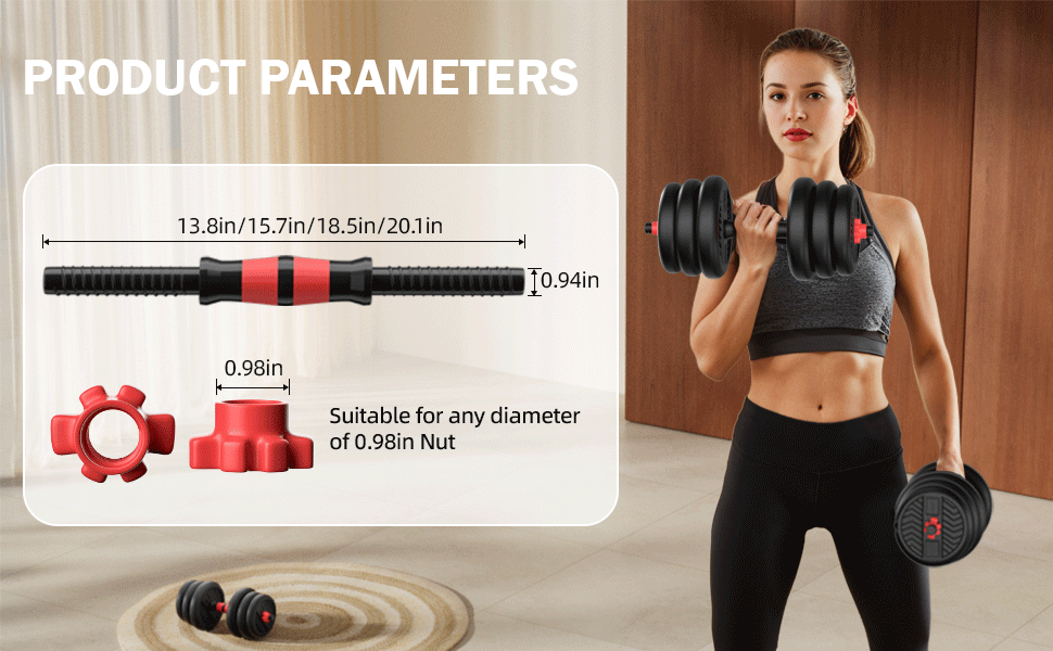 dumbbell handle set