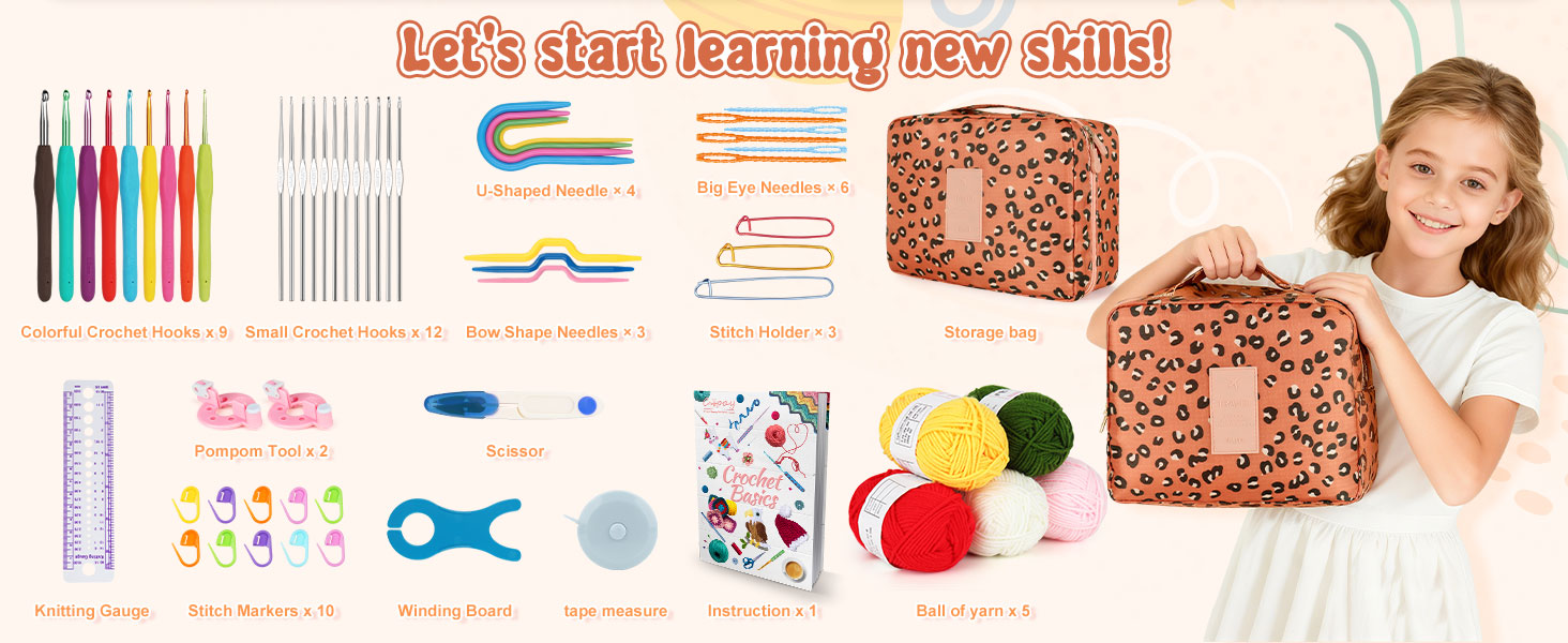 crochet supplies