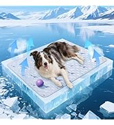 Velvopet Dog Cooling Mat, Cooling Mat for Dogs, Breathable Dog Bed with Non-Slip Design, Portable...
