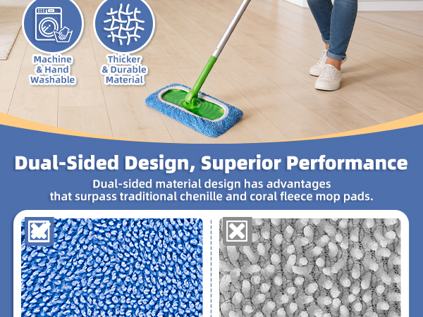 Dual-Sided Swiffer Mop Pads