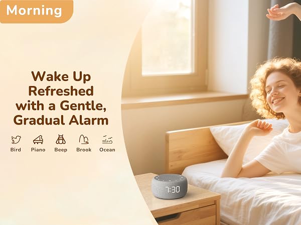 Wake Up Refreshed with a Gentle, Gradual Alarm