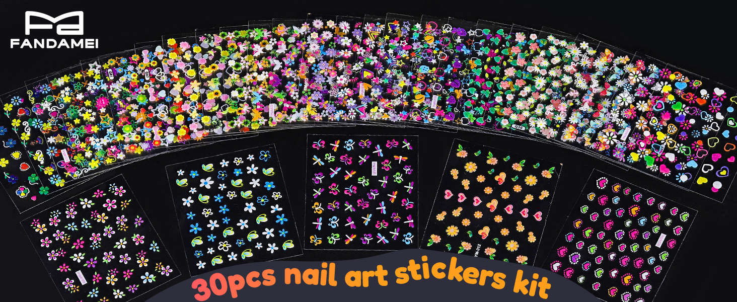 kids nail stickers