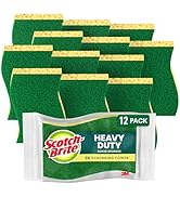 Scotch-Brite Heavy Duty Scrub Sponge, 12 Kitchen Sponges, Designed for Tough Messes in the Kitche...