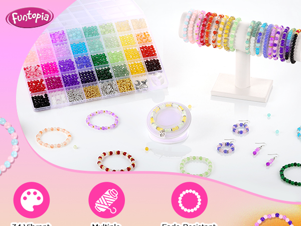 Glass Beads for Bracelets